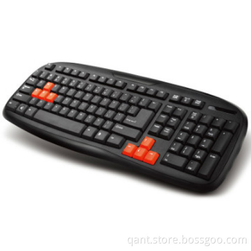Fashionable streamlined ergonomic design K5 wired keyboard